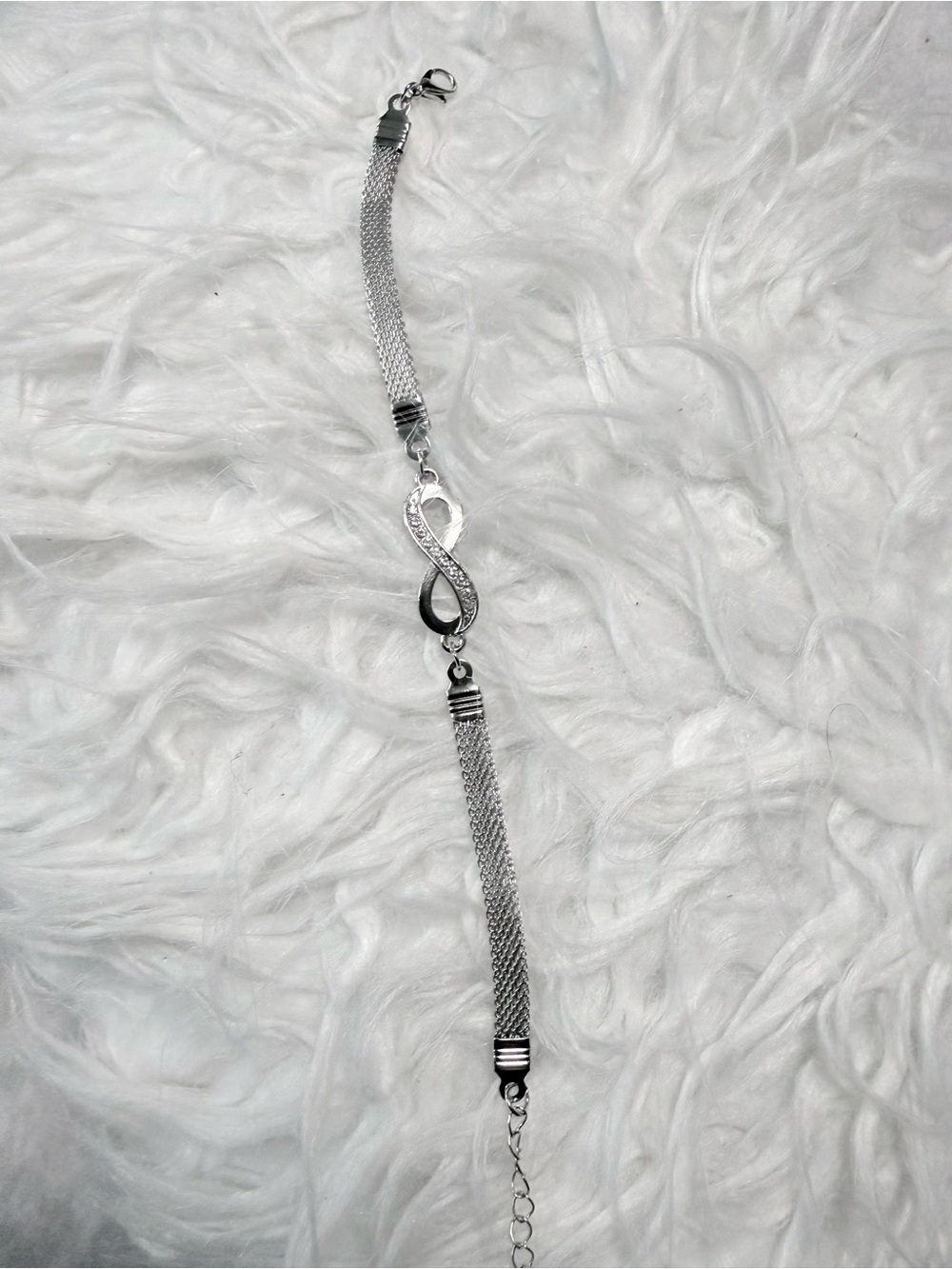 Silver Infinity Link Women's Bracelet